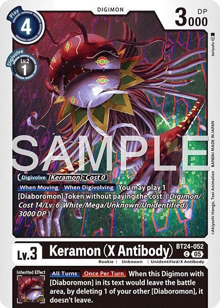 Keramon (X Antibody) Card Front