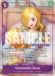 Vinsmoke Sora · CS 25-26 Finalist Card Set 2 OP06-063f