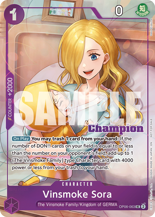 Vinsmoke Sora Championships Promo | One Piece | CardTrader