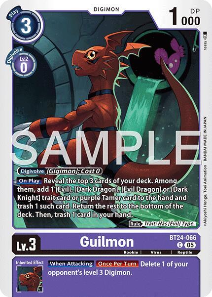 Guilmon Card Front