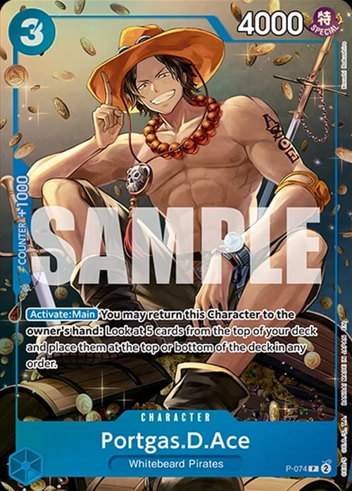Portgas.D.Ace Card Front