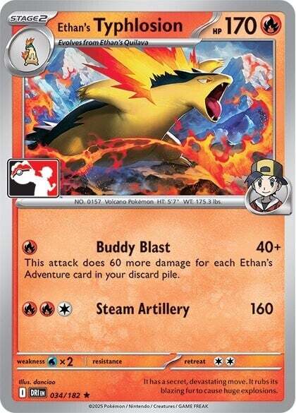 Typhlosion di Armonio Card Front