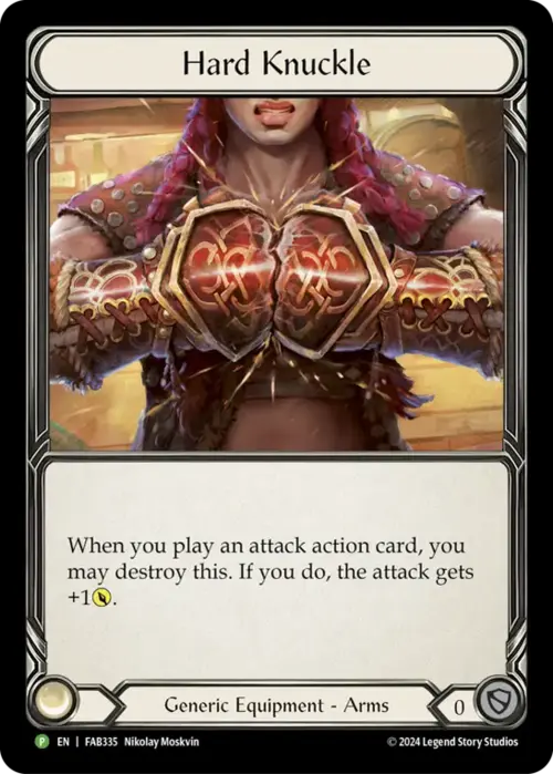 Hard Knuckle Card Front