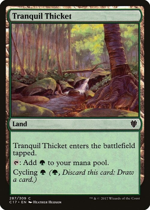 Tranquil Thicket Card Front