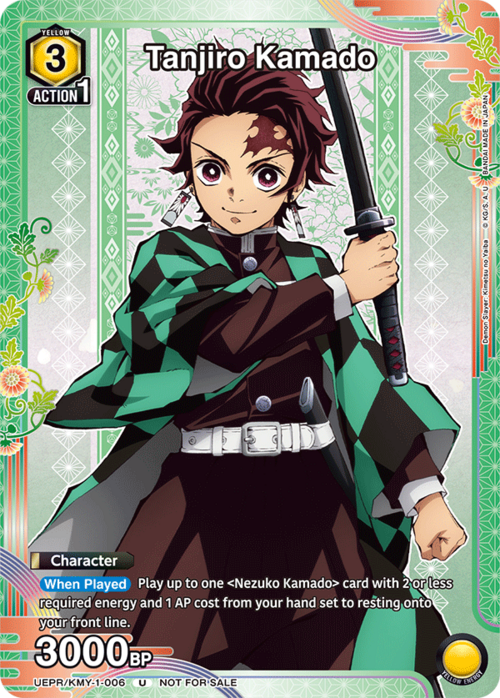 Tanjiro Kamado Card Front