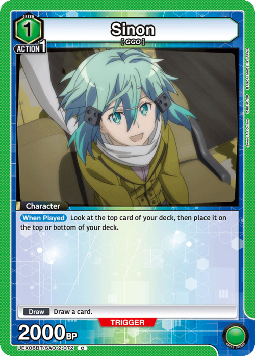 Sinon Card Front