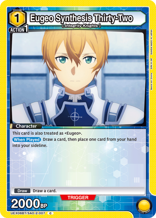 Eugeo Synthesis Thirty-Two Card Front
