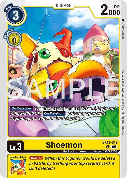 Shoemon Card Front