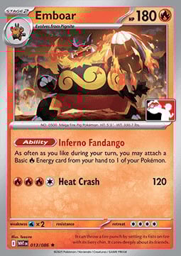Emboar Card Front