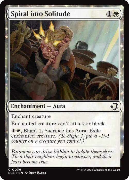 Spiral into Solitude Card Front