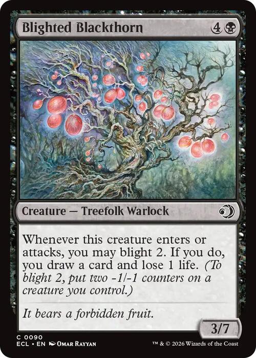 Blighted Blackthorn Card Front