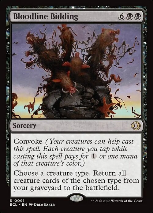 Bloodline Bidding Card Front