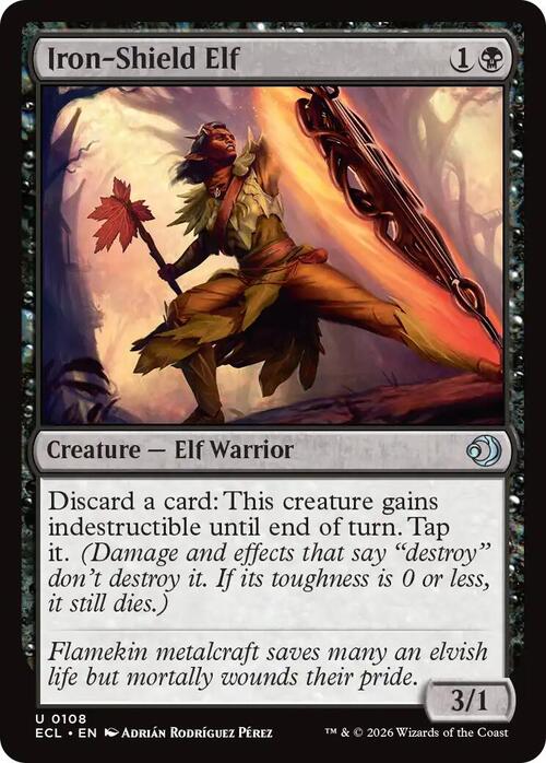 Iron-Shield Elf Card Front