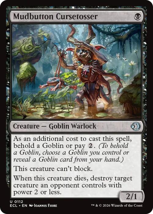 Mudbutton Cursetosser Card Front