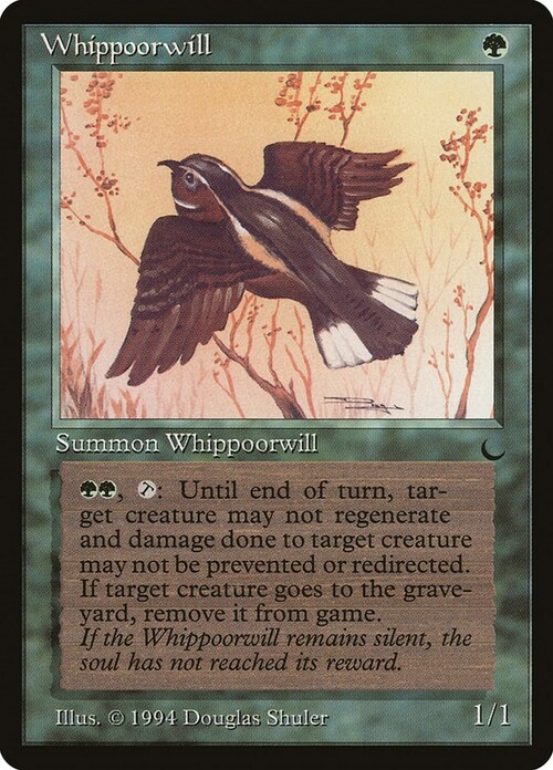 Whippoorwill Card Front