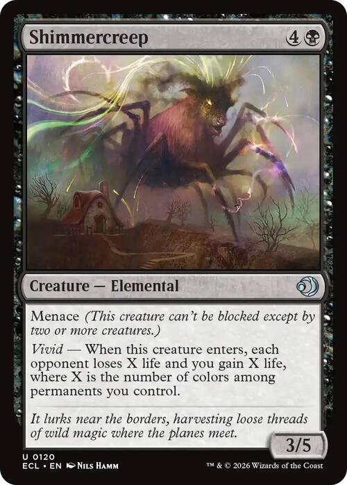 Shimmercreep Card Front