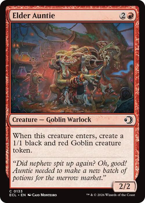 Elder Auntie Card Front