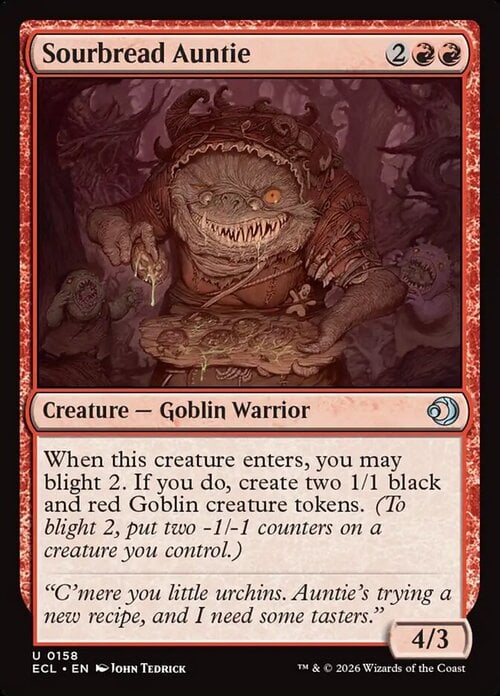 Sourbread Auntie Card Front