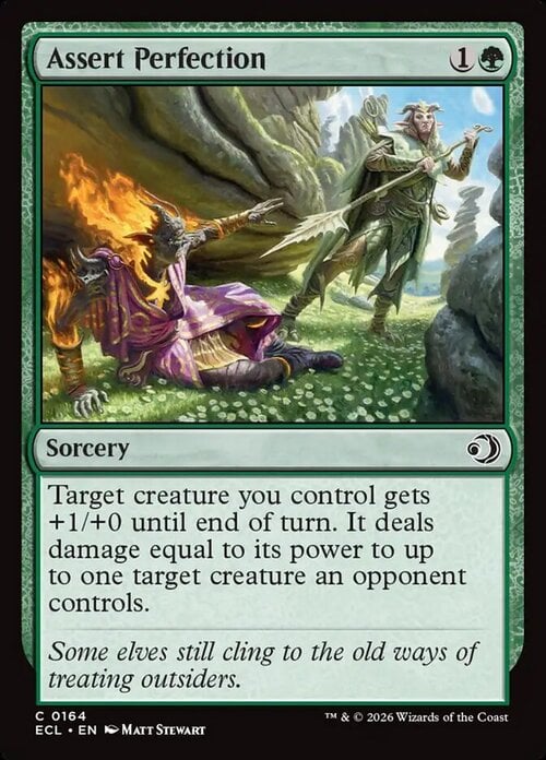 Assert Perfection Card Front