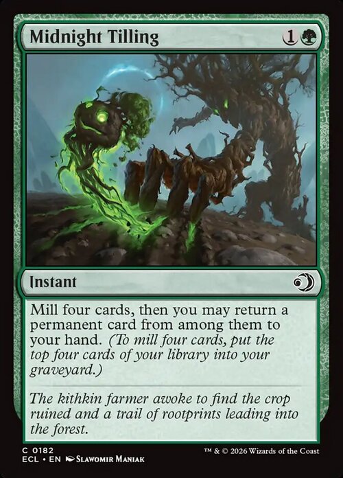 Midnight Tilling Card Front