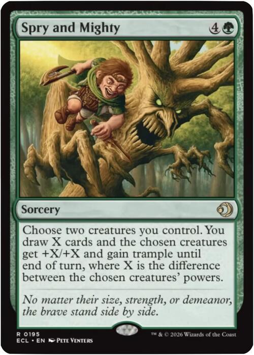 Spry and Mighty Card Front