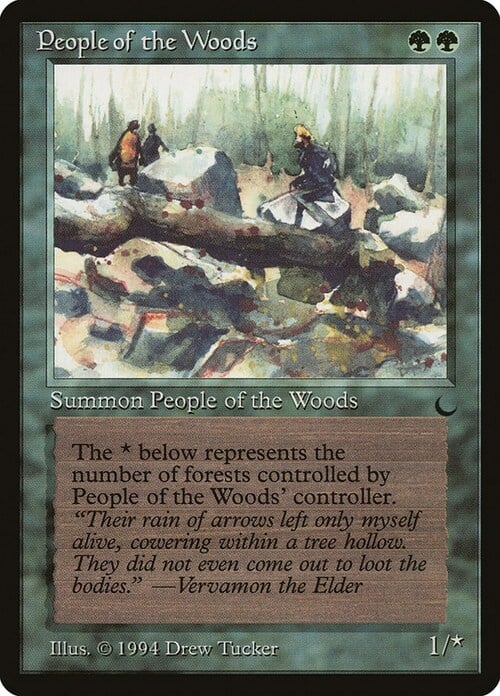 People of the Woods Card Front