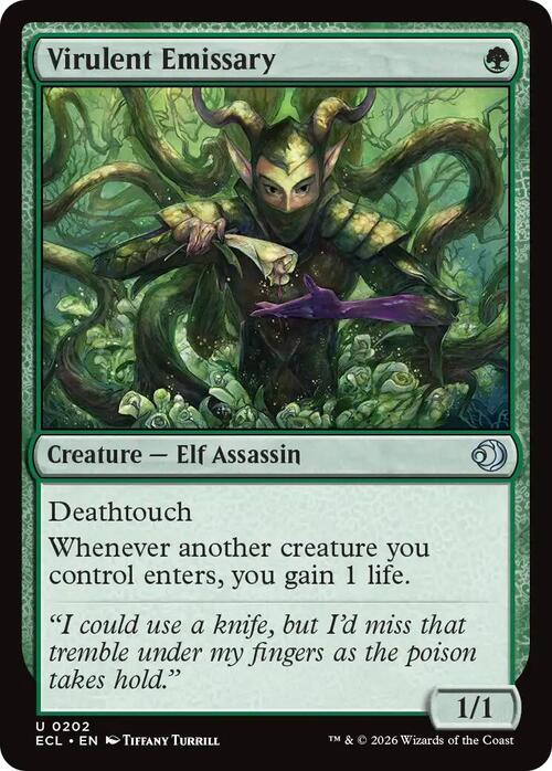 Virulent Emissary Card Front