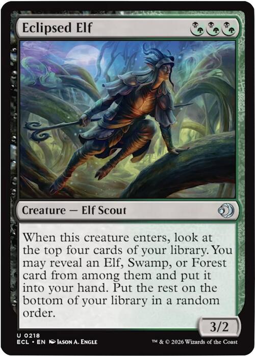 Eclipsed Elf Card Front