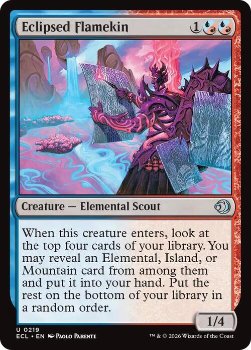 Eclipsed Flamekin Card Front
