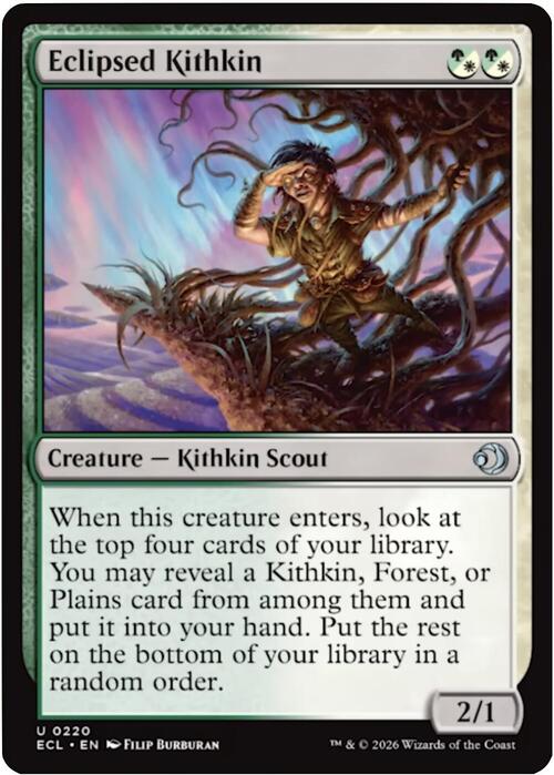 Eclipsed Kithkin Card Front