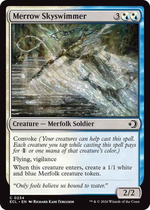 Merrow Skyswimmer Card Front