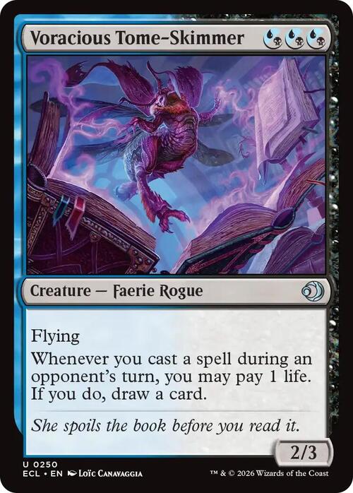 Voracious Tome-Skimmer Card Front