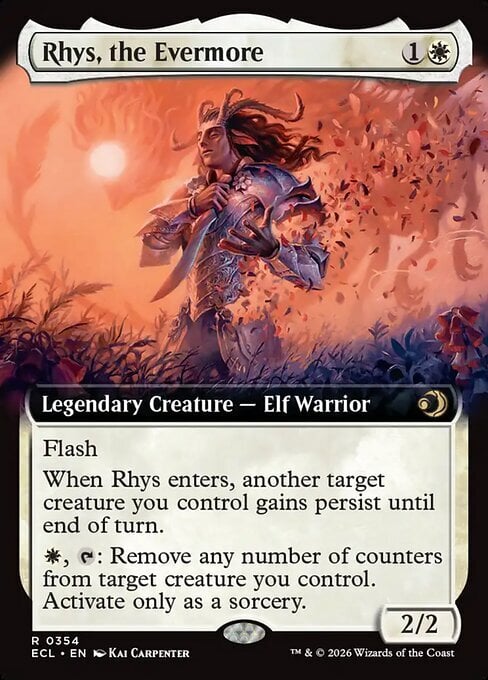 Rhys, the Evermore Card Front