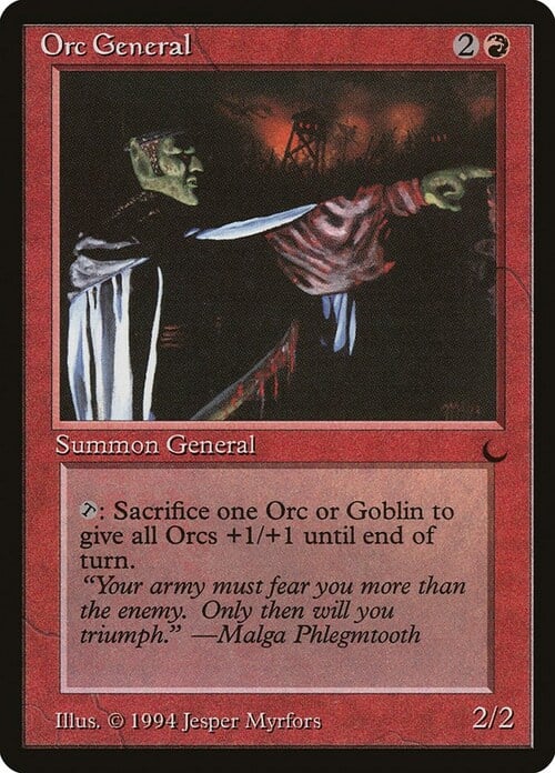 Orc General Card Front
