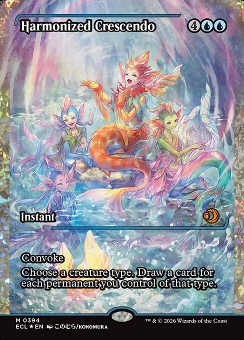 Harmonized Crescendo Card Front