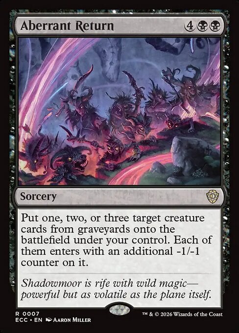 Aberrant Return Card Front