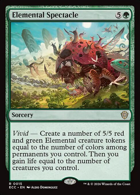 Elemental Spectacle Card Front