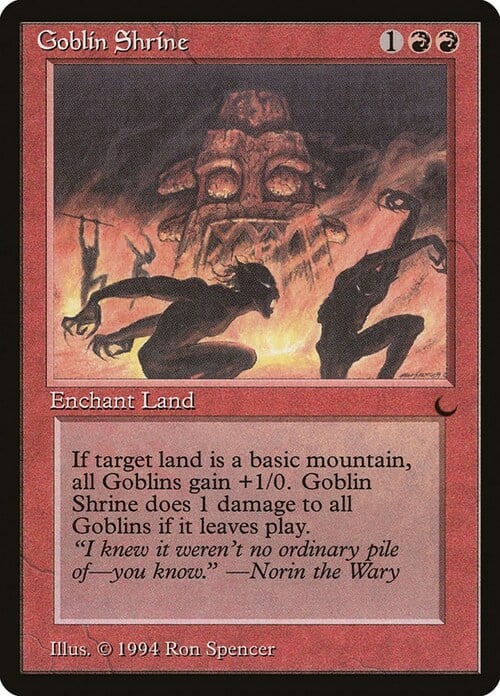 Sacrario dei Goblin Card Front