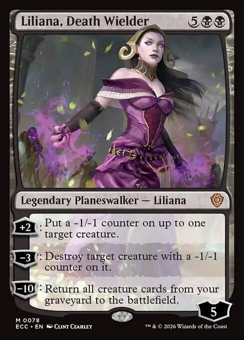 Liliana, Manipolatrice di Morte Card Front