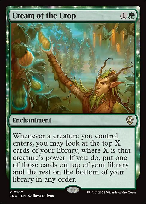 Scrematura del Raccolto Card Front