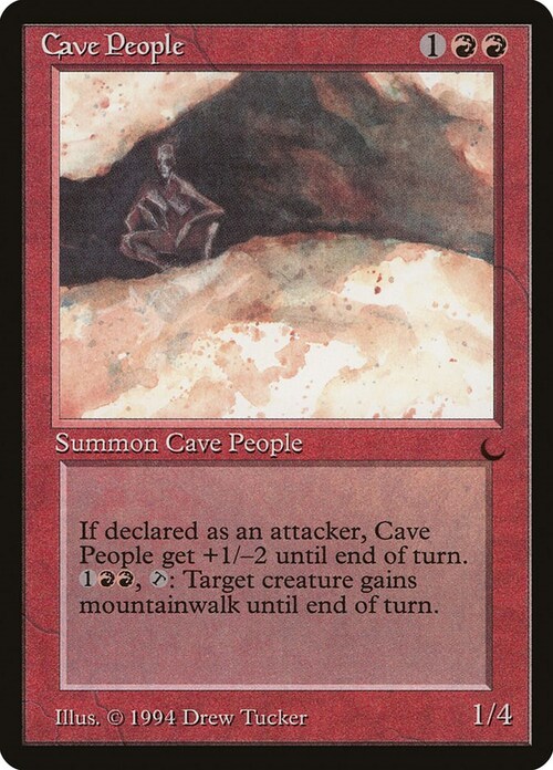 Cave People Card Front