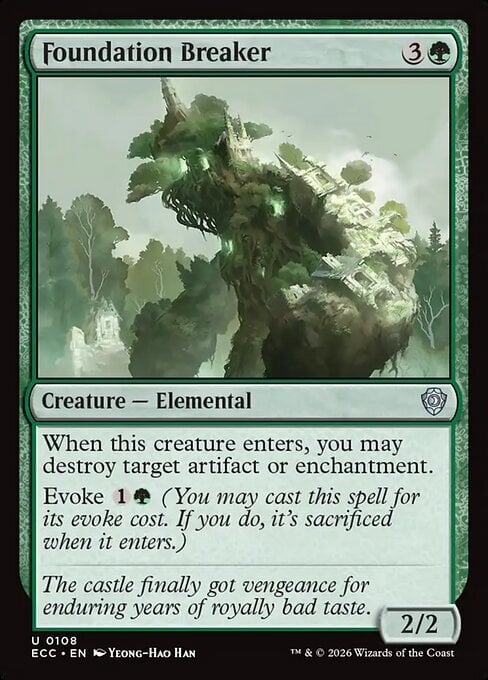 Distruttore di Fondamenta Card Front