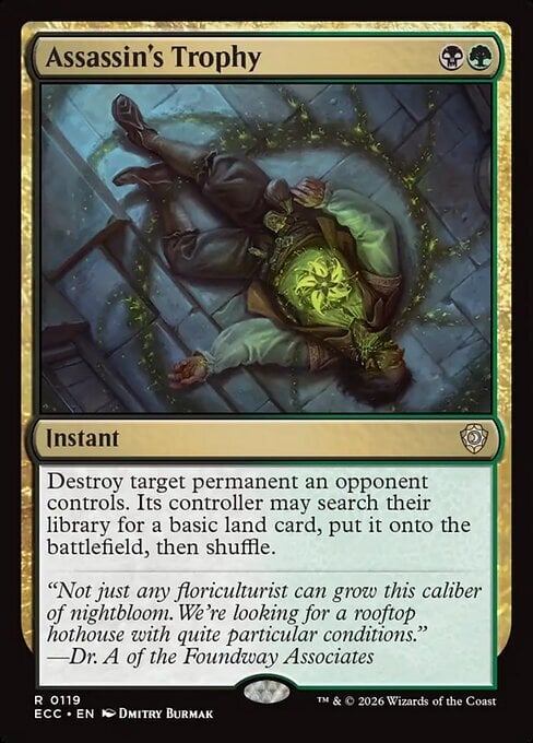 Trofeo dell'Assassina Card Front