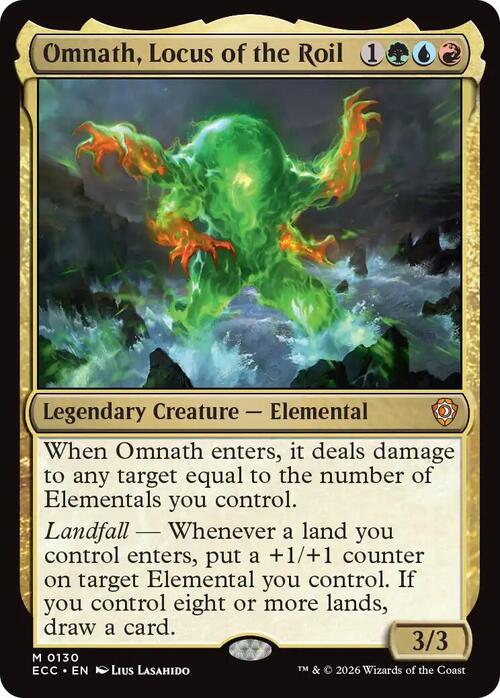 Omnath, il Torbidolocus Card Front