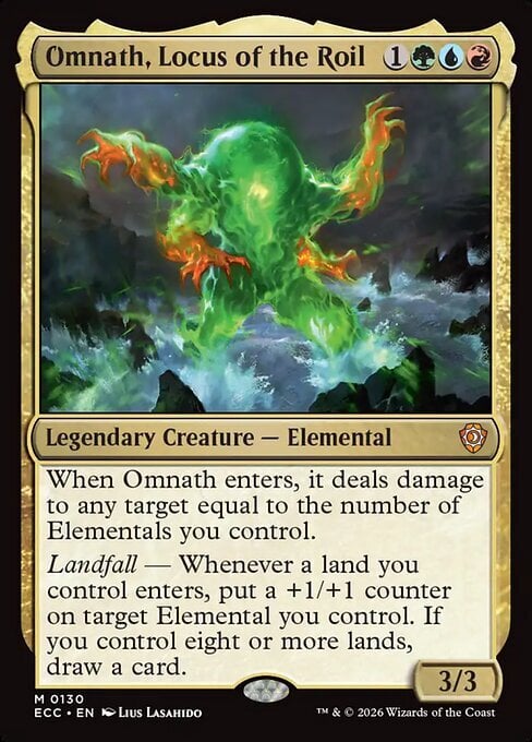 Omnath, il Torbidolocus Card Front