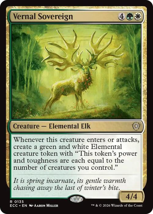 Vernal Sovereign Card Front