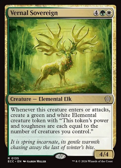 Vernal Sovereign Card Front