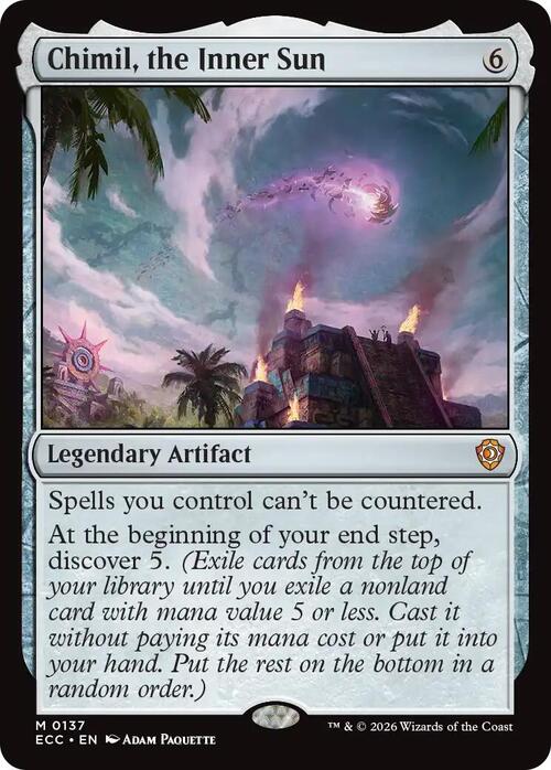 Chimil, the Inner Sun Card Front