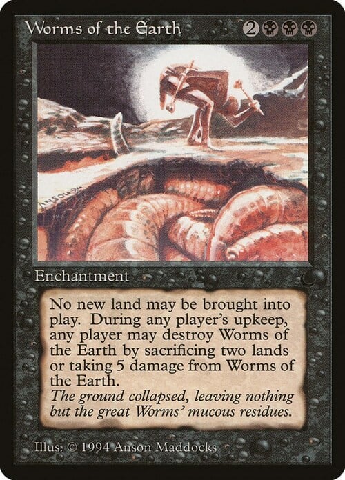 Worms of the Earth Card Front