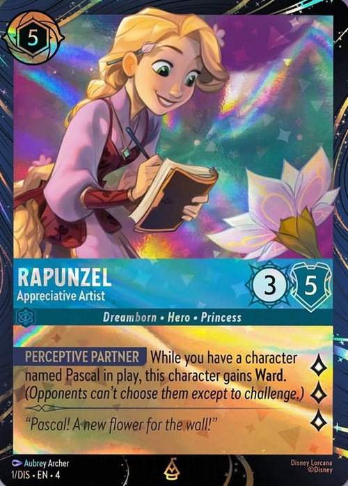 Rapunzel - Artista Entusiasta Card Front